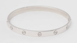 Bracelet Jonc CARTIER "Love" en or blanc - Castafiore