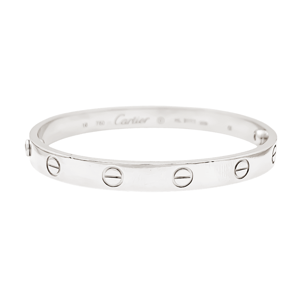 Bracelet Jonc CARTIER "Love" en or blanc - Castafiore