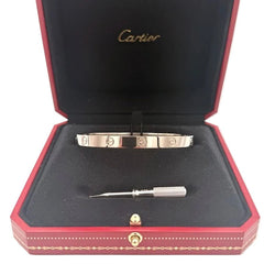 Bracelet Jonc CARTIER "Love" en or blanc - Castafiore
