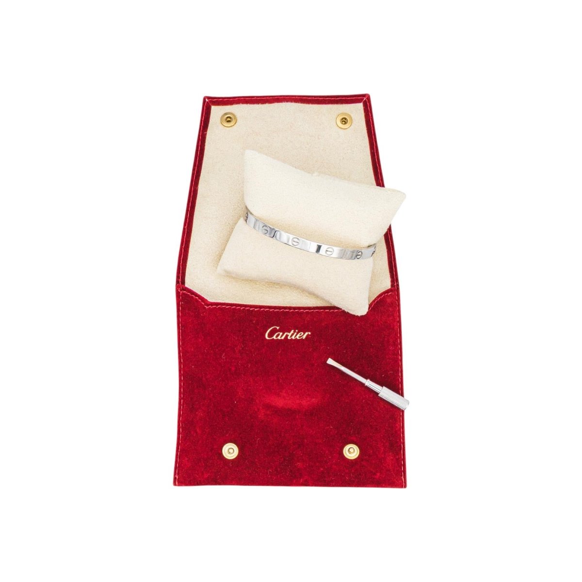 Bracelet Jonc CARTIER "Love" en or blanc - Castafiore