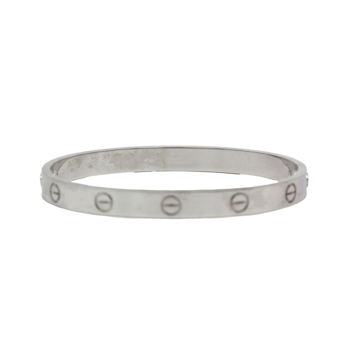 Bracelet Jonc CARTIER "Love" en or blanc - Castafiore