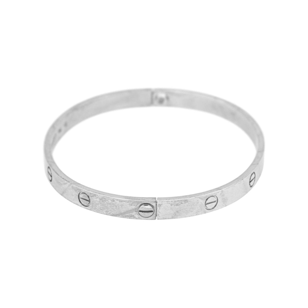 Bracelet Jonc CARTIER "Love" en or blanc - Castafiore
