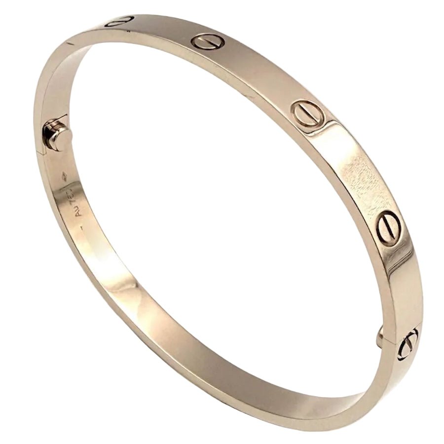 Bracelet Jonc CARTIER "Love" en or blanc - Castafiore