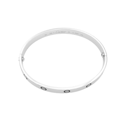Bracelet Jonc CARTIER "Love" en or blanc - Castafiore