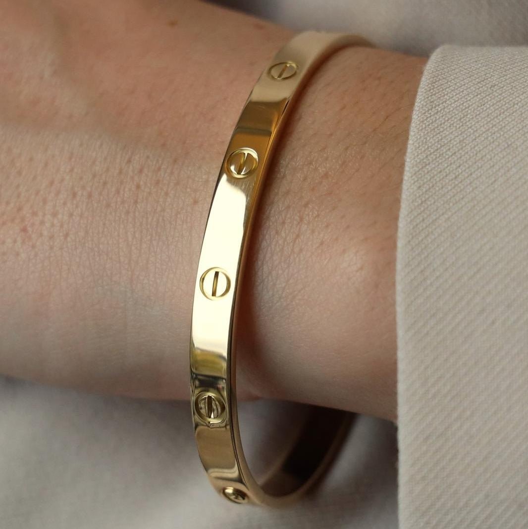 Bracelet Jonc CARTIER "Love" en or jaune - Castafiore