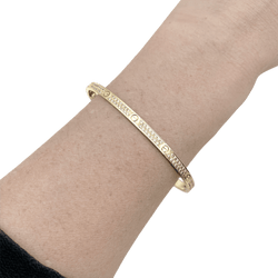 Bracelet Jonc CARTIER "Love" en or jaune et diamants - Castafiore