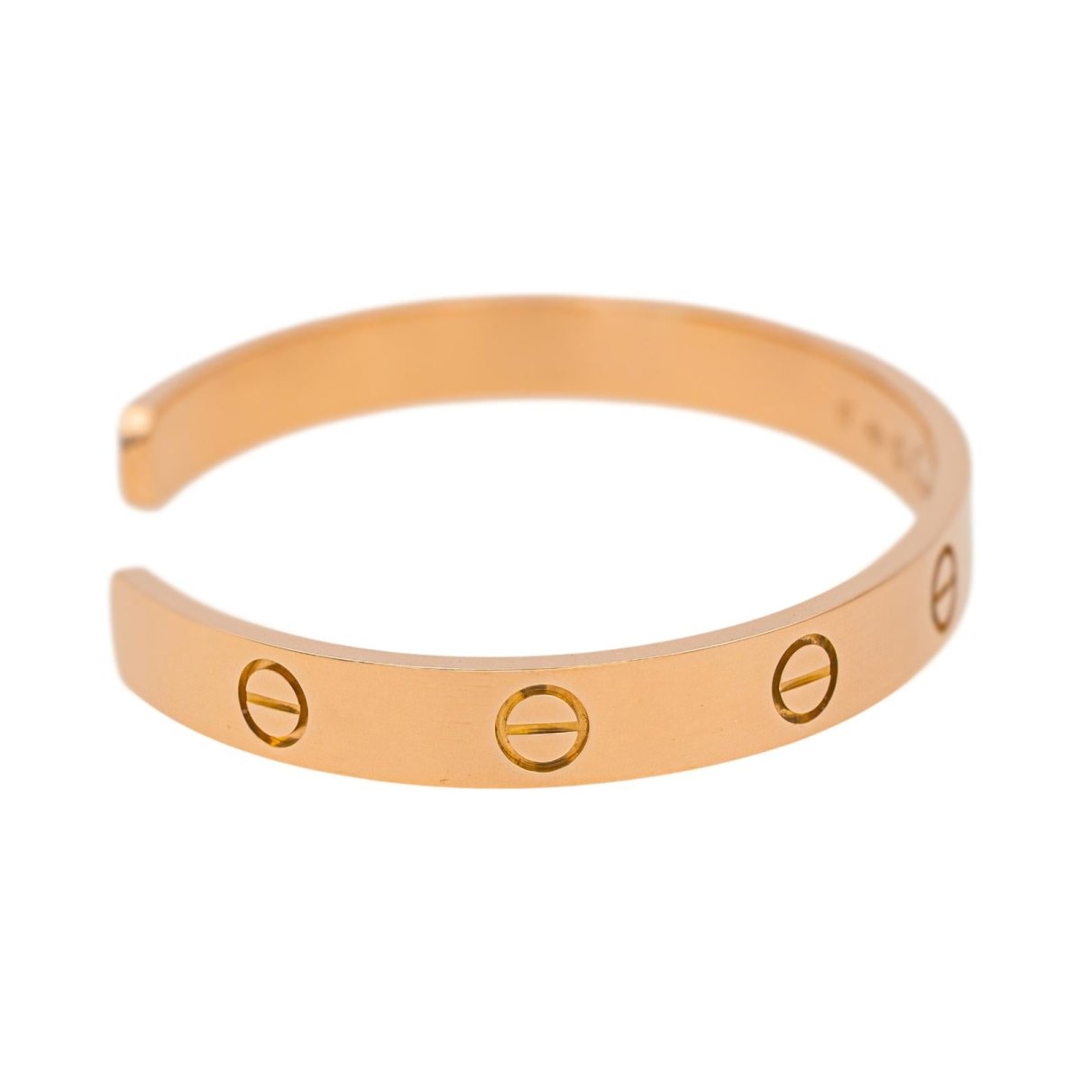 Bracelet Jonc CARTIER "Love" en or rose - Castafiore