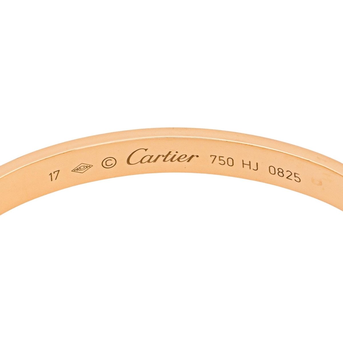 Bracelet Jonc CARTIER "Love" en or rose - Castafiore