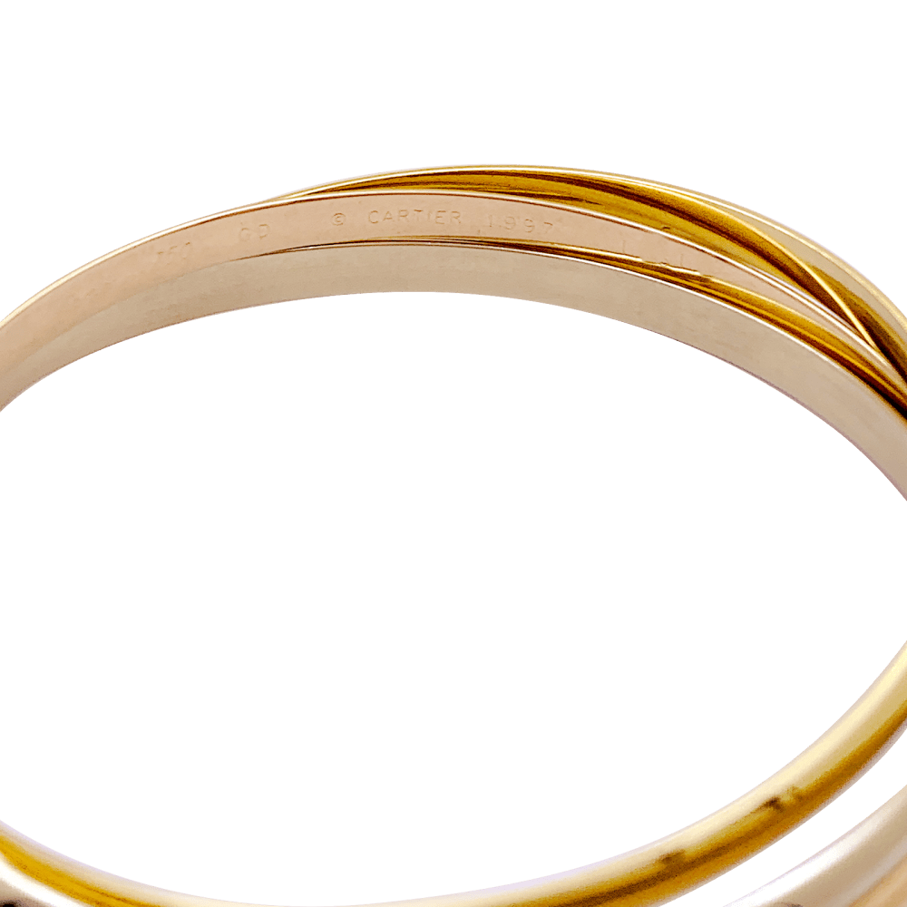 Bracelet Jonc CARTIER "Trinity Classique" en or jaune, or blanc et or rose - Castafiore