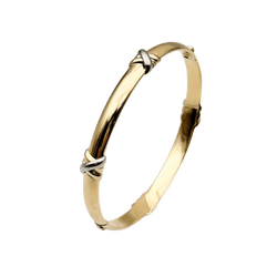 Bracelet Jonc CARTIER "Trinity" en or jaune, or blanc et or rose - Castafiore