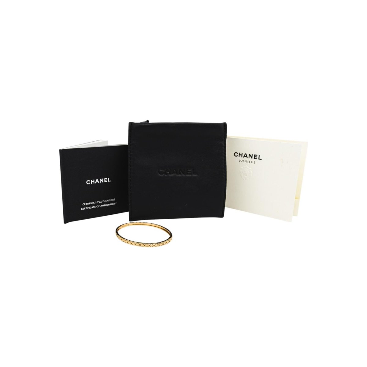 Bracelet Jonc CHANEL "Coco Crush" en or jaune - Castafiore