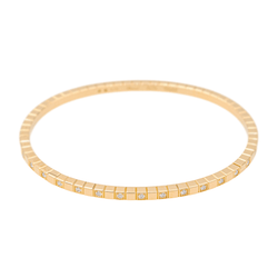 Bracelet Jonc CHOPARD "Ice Cube" en or jaune et diamants - Castafiore