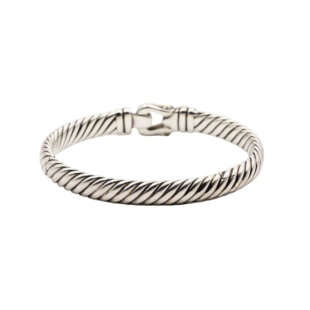 Bracelet Jonc DAVID YURMAN en argent et or jaune - Castafiore