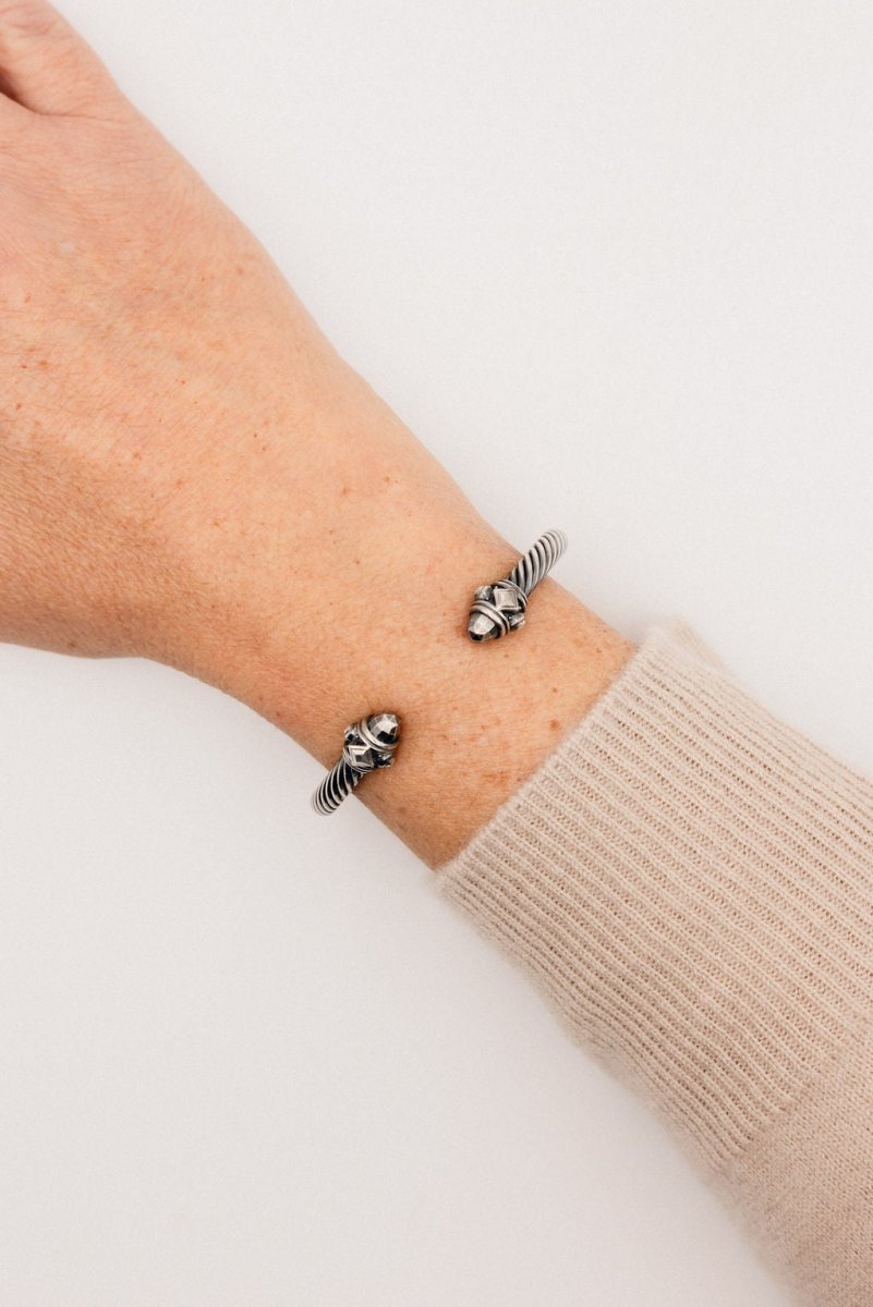 Bracelet Jonc DAVID YURMAN "Renaissance" en argent - Castafiore