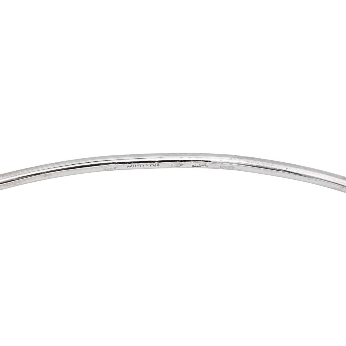 Bracelet Jonc DINH VAN "Serrure" en or blanc - Castafiore