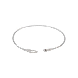 Bracelet Jonc DINH VAN "Serrure" en or blanc - Castafiore