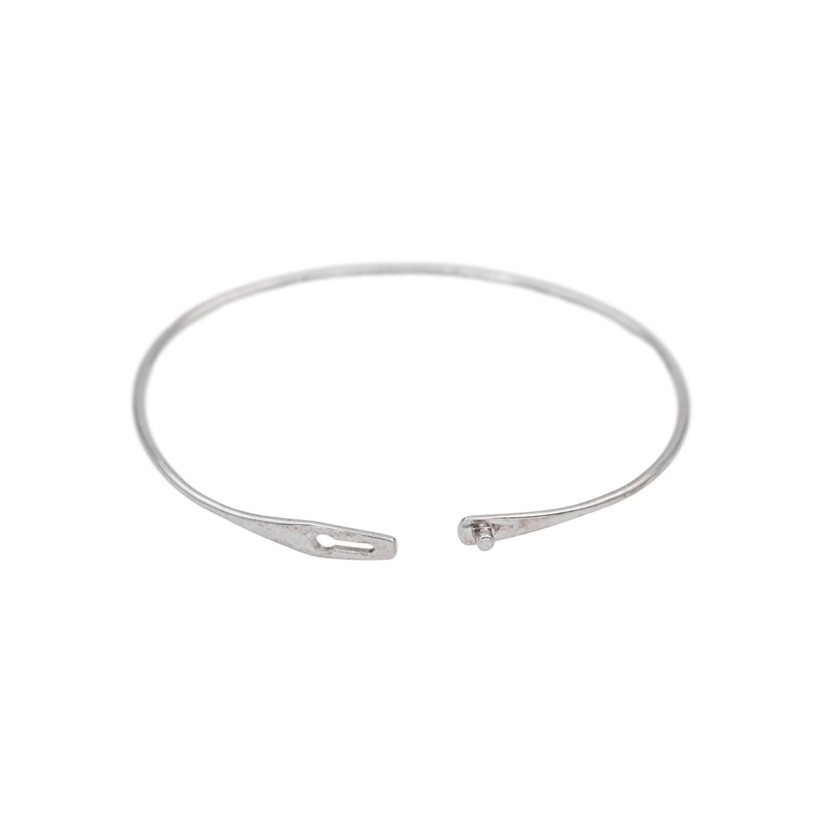 Bracelet Jonc DINH VAN "Serrure" en or blanc - Castafiore