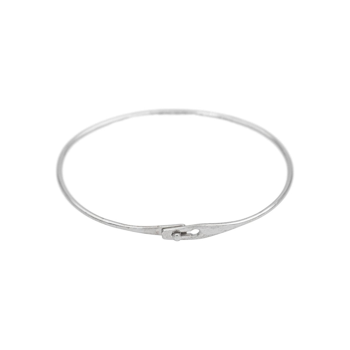 Bracelet Jonc DINH VAN "Serrure" en or blanc - Castafiore
