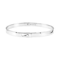 Bracelet Jonc DINH VAN "Serrure" en or blanc - Castafiore