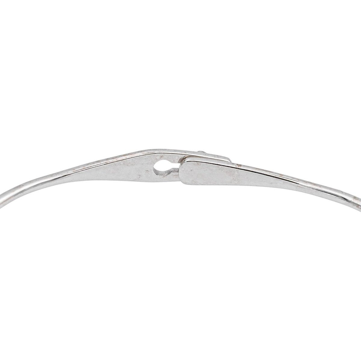 Bracelet Jonc DINH VAN "Serrure" en or blanc - Castafiore