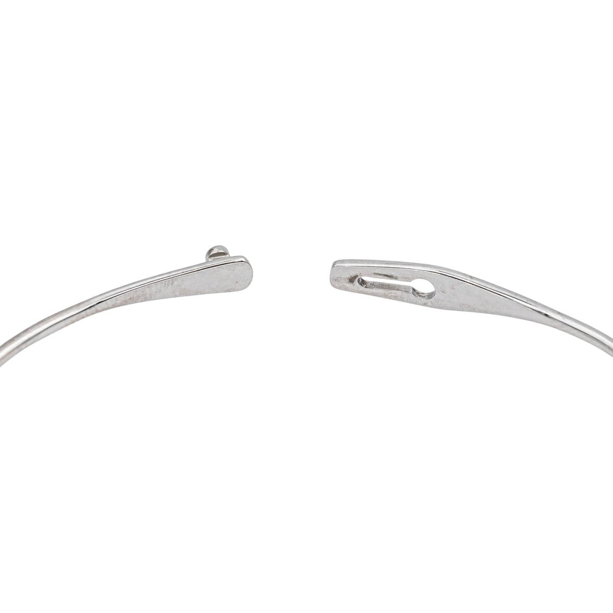 Bracelet Jonc DINH VAN "Serrure" en or blanc - Castafiore