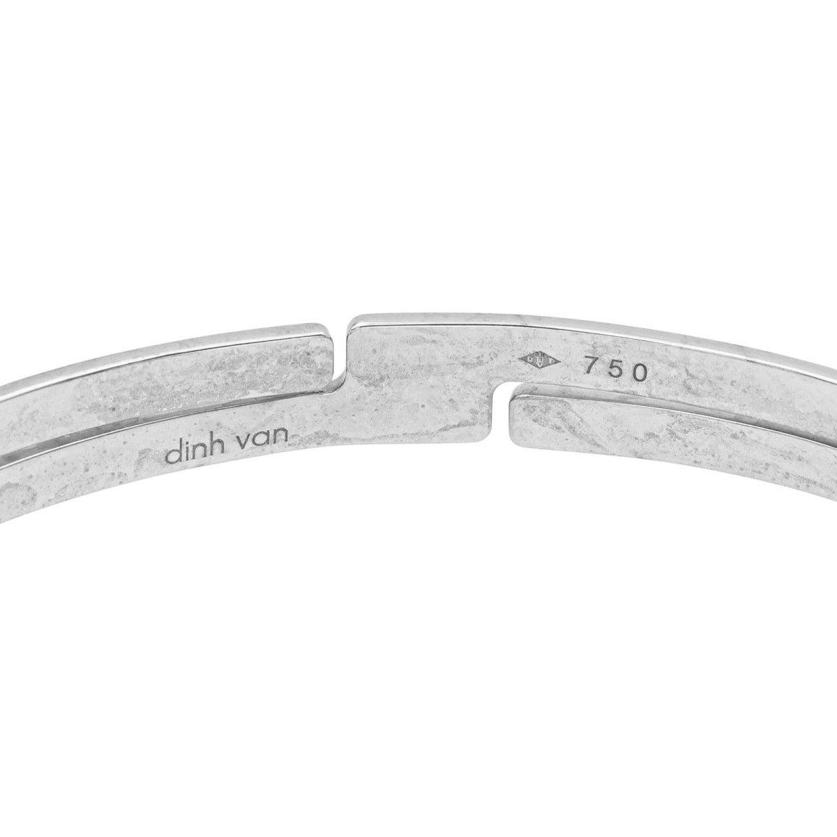 Bracelet Jonc DINH VAN "Seventies" en or blanc - Castafiore