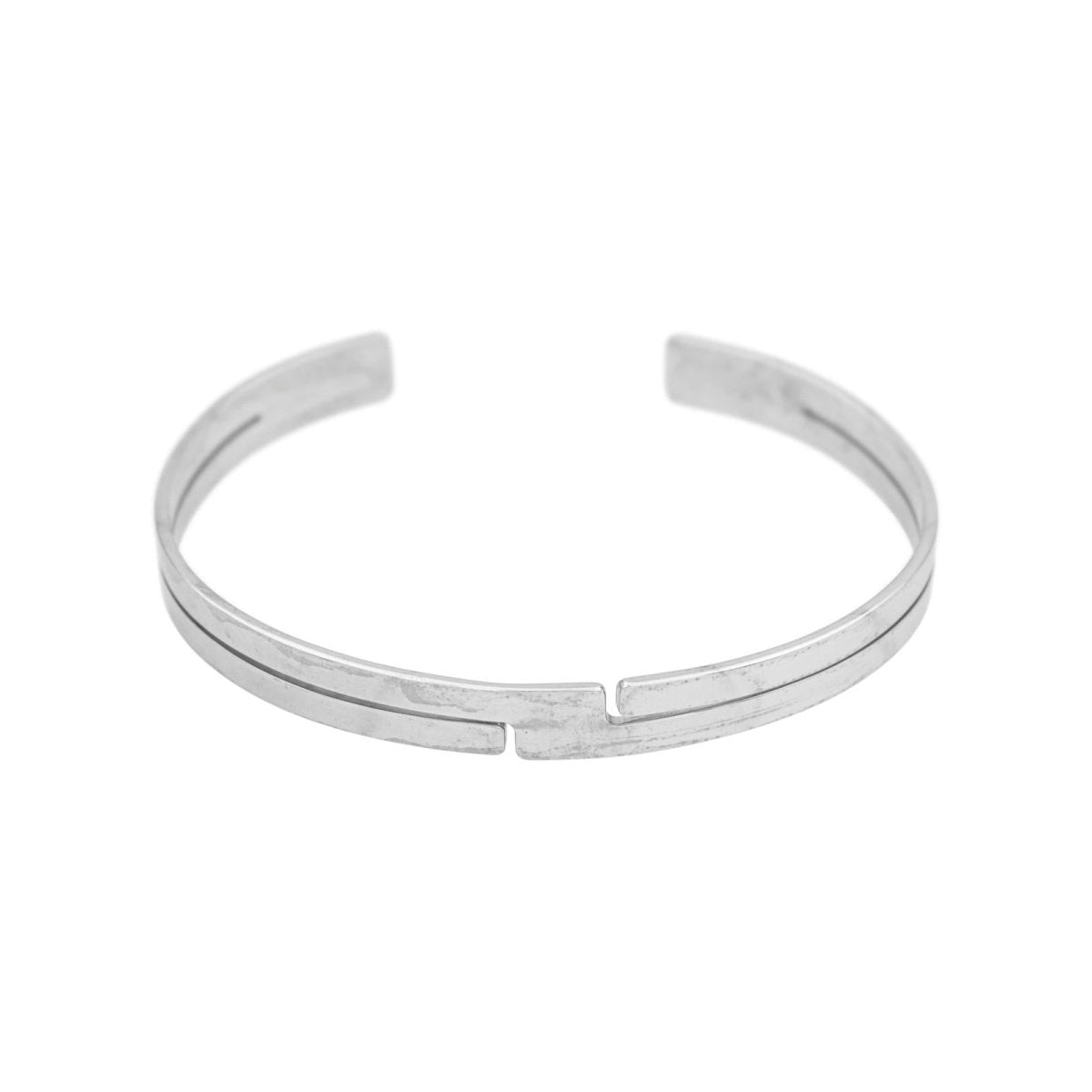 Bracelet Jonc DINH VAN "Seventies" en or blanc - Castafiore