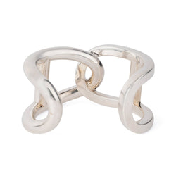 Bracelet jonc en argent de la maison Hermès - Castafiore