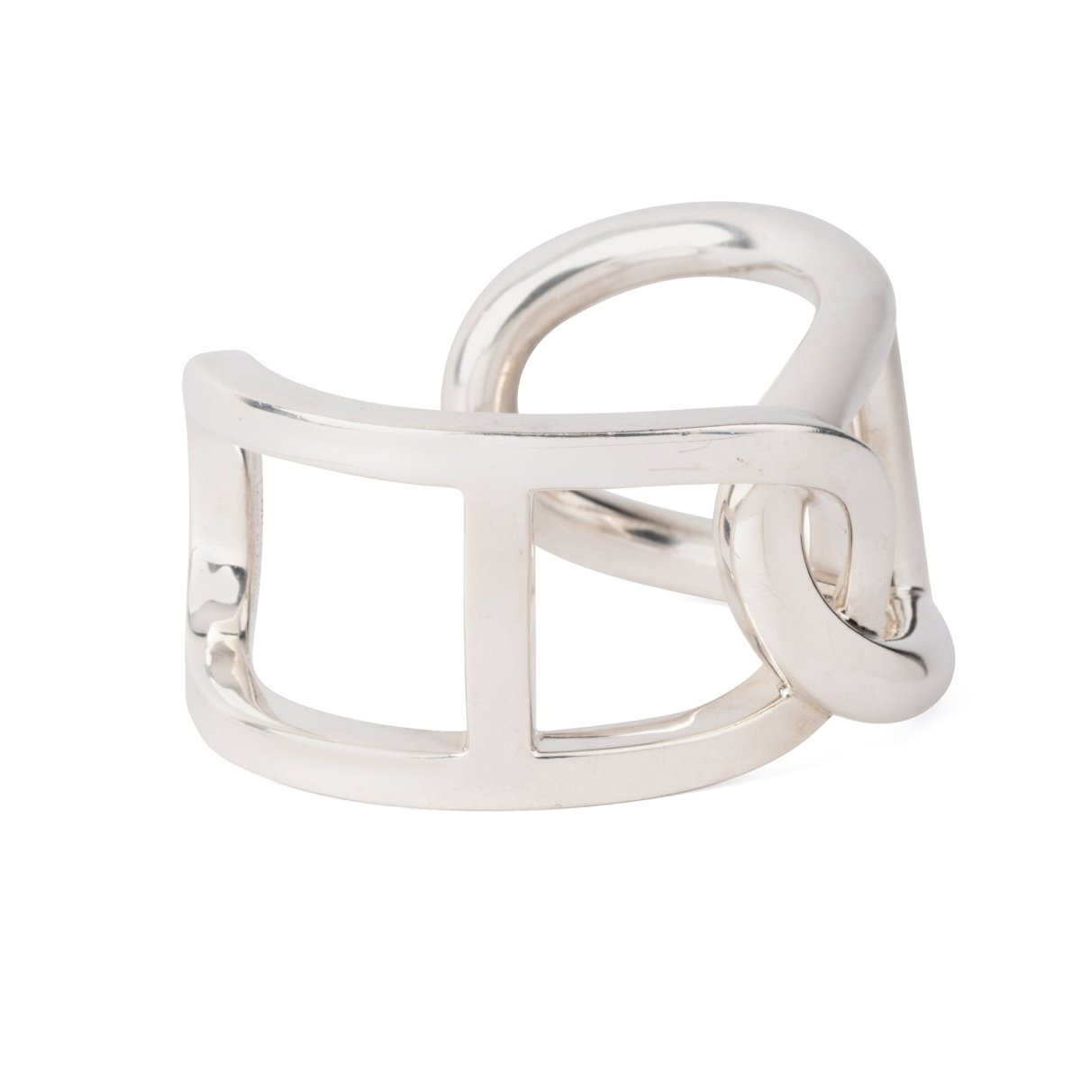 Bracelet jonc en argent de la maison Hermès - Castafiore