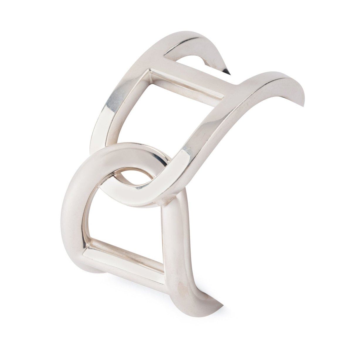 Bracelet jonc en argent de la maison Hermès - Castafiore