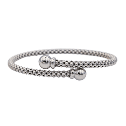 Bracelet Jonc en or blanc - Castafiore