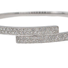 Bracelet Jonc en Or blanc et Diamant - Castafiore