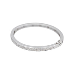 Bracelet Jonc en or blanc et diamants - Castafiore