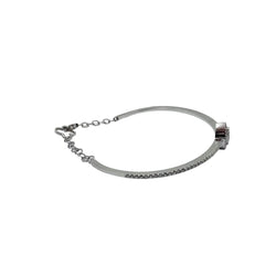 Bracelet Jonc en or blanc et diamants - Castafiore
