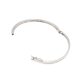 Bracelet Jonc en or blanc et diamants - Castafiore