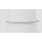 Bracelet Jonc en or blanc et diamants - Castafiore