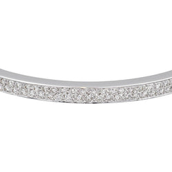 Bracelet Jonc en or blanc et diamants - Castafiore