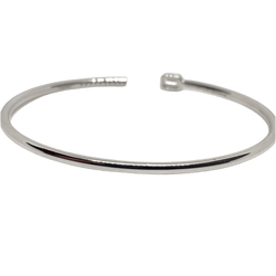 Bracelet Jonc en or blanc et diamants - Castafiore