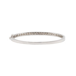 Bracelet Jonc en or blanc et diamants - Castafiore
