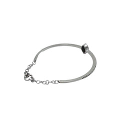 Bracelet Jonc en or blanc et diamants - Castafiore