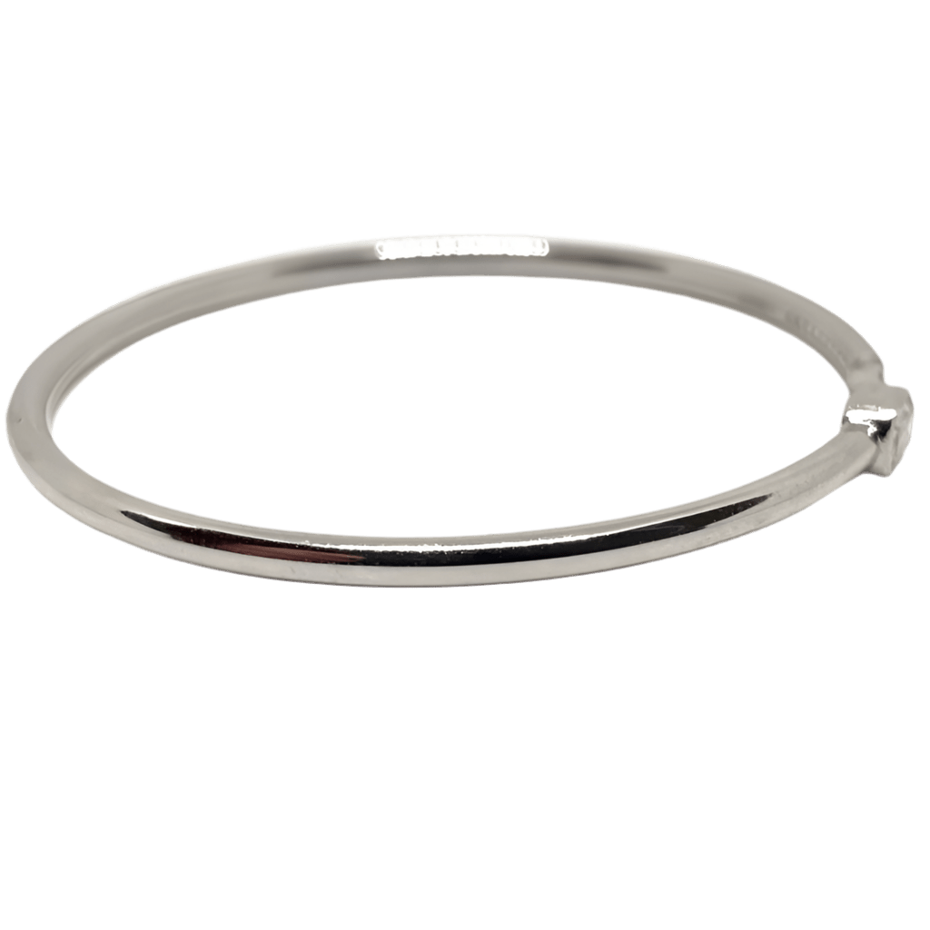 Bracelet Jonc en or blanc et diamants - Castafiore