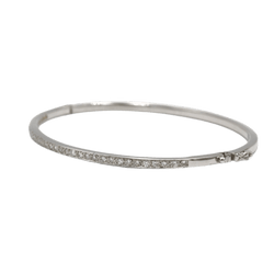 Bracelet Jonc en or blanc et diamants - Castafiore