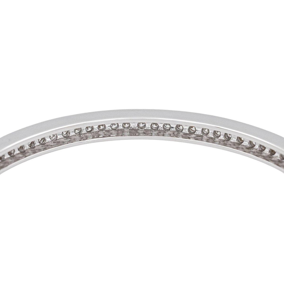 Bracelet Jonc en or blanc et diamants - Castafiore