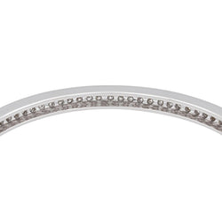 Bracelet Jonc en or blanc et diamants - Castafiore