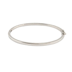 Bracelet Jonc en or blanc et diamants - Castafiore