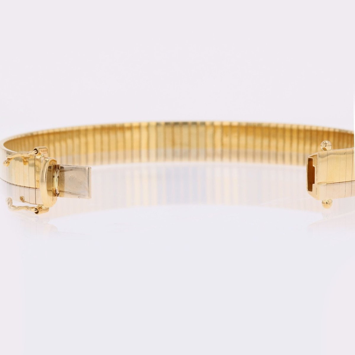 Bracelet Jonc en or blanc et or jaune - Castafiore