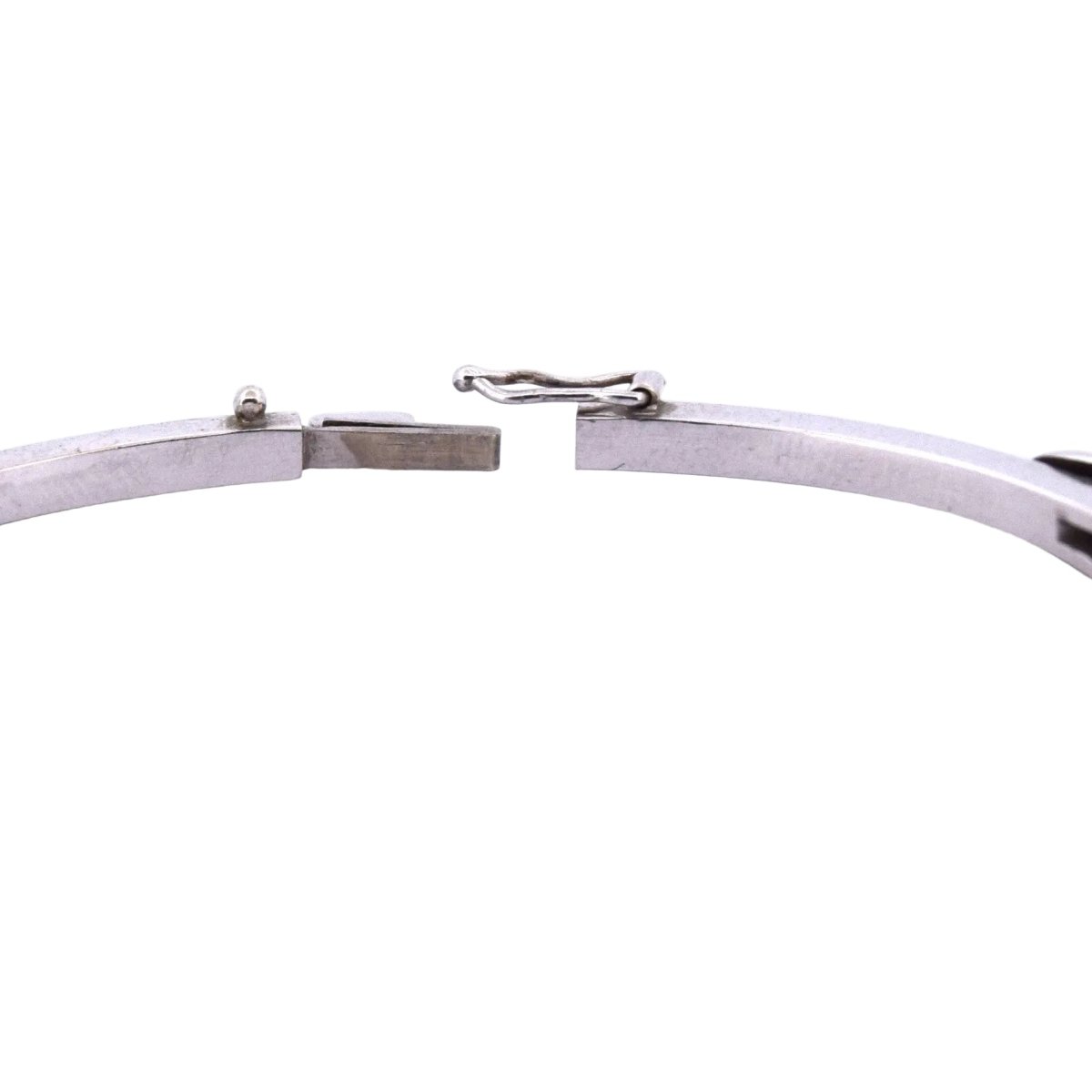 Bracelet Jonc en or blanc et rubis - Castafiore