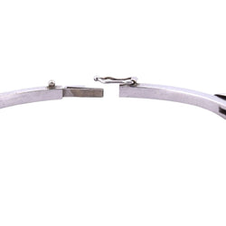 Bracelet Jonc en or blanc et rubis - Castafiore