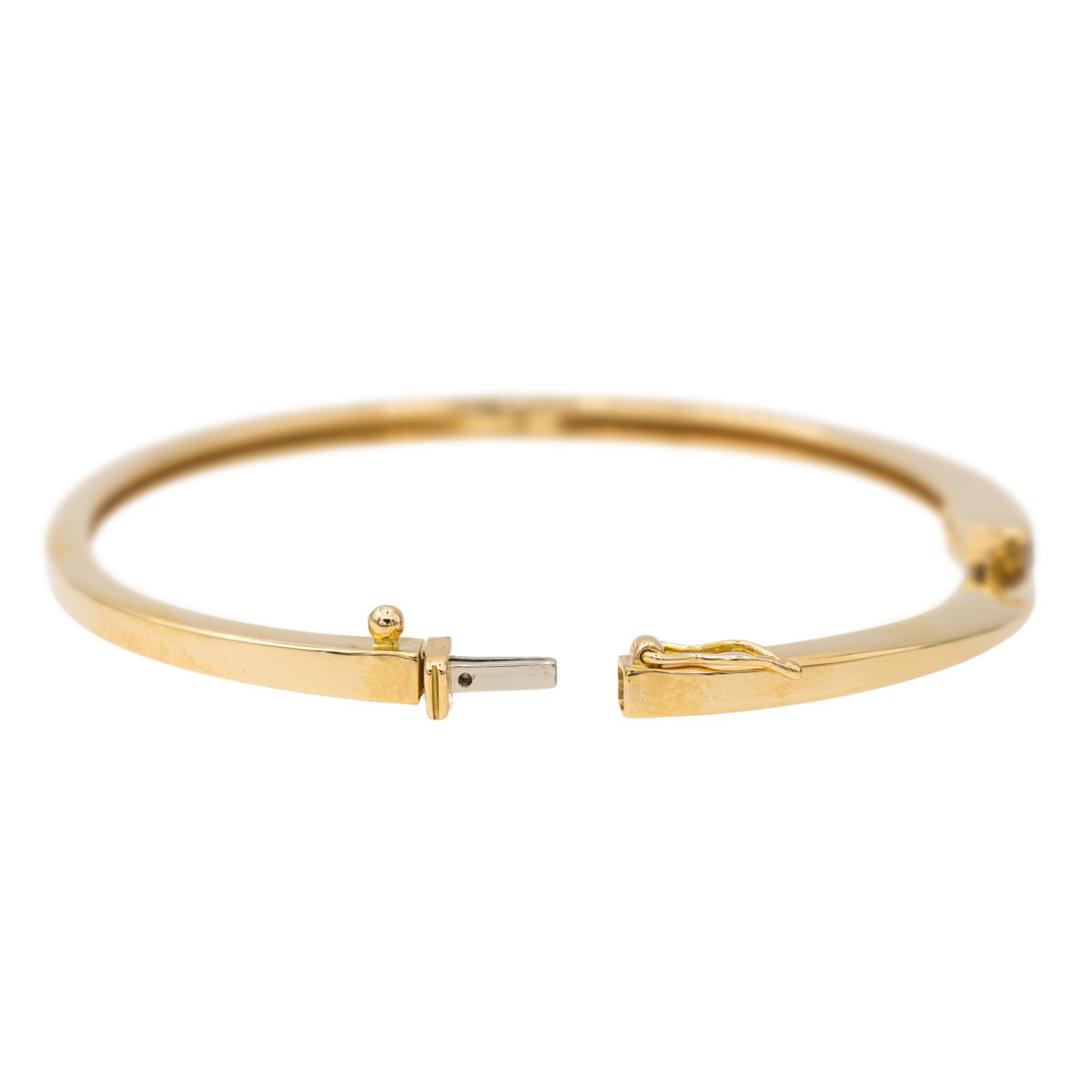 Bracelet Jonc en or jaune et diamant - Castafiore