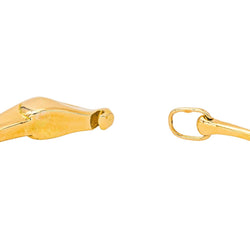 Bracelet Jonc en or jaune et diamant - Castafiore